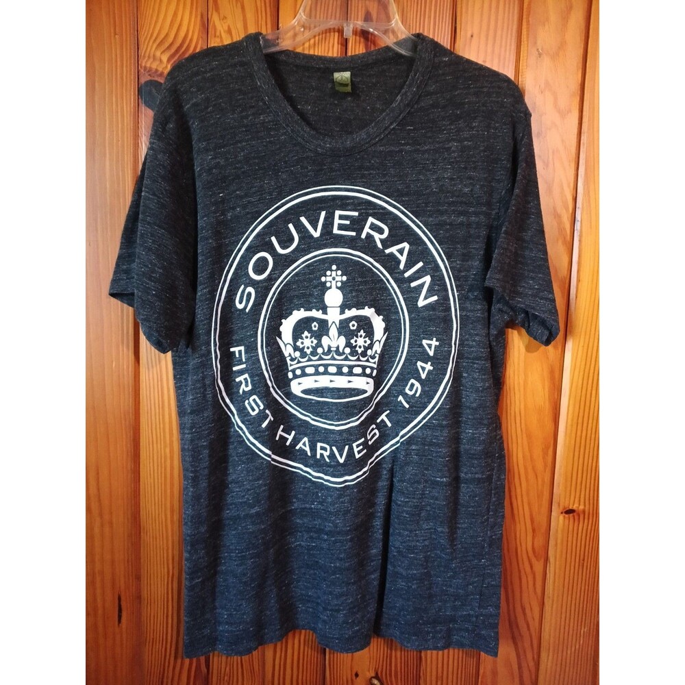 Vintage Souverain First Harvest 2XXL Black Shirt Alternative Earth Made In Egypt